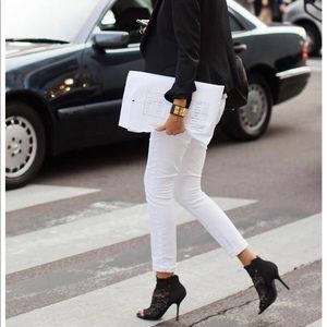 J Brand white skinny jeans